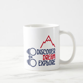 Caneca De Café Descubra o presente do Dream Explore