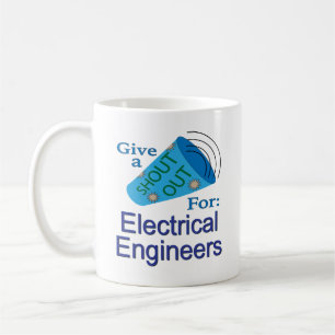 Caneca De Café Descubra os Engenheiros elétricos