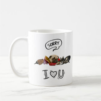 Caneca De Café Desculpe Dog Mug - Eu te amo por Kay Clover™