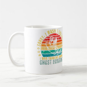 Caneca De Café Desculpe, Eu Não Estava Ouvindo, Estava Pensando E