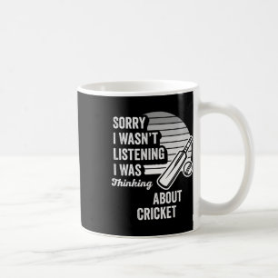 Caneca De Café Desculpe, Eu Não Estava Ouvindo Estava Pensando Em
