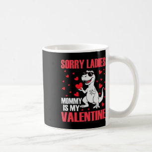 Caneca De Café Desculpe Mamãe É Meu Dia dos Namorados T-rex Adorá