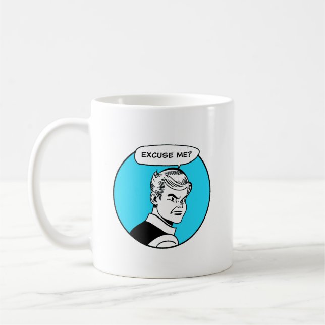 Caneca De Café Desculpe-Me, Enquanto Termino Meu Café (Esquerda)