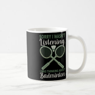 Caneca De Café Desculpe, não estava ouvindo, estava pensando em B