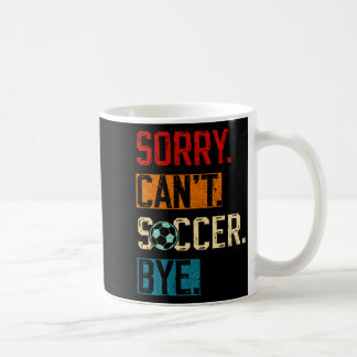 Caneca De Café Desculpe Não Futebol Tchau Jogador de Futebol Engr