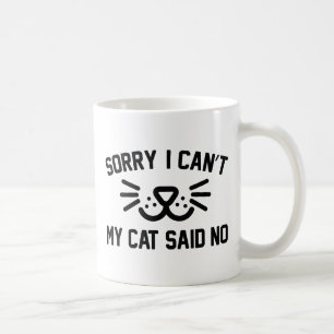 Caneca De Café Desculpe, não posso