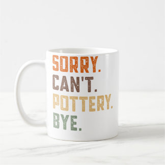 Caneca De Café Desculpe Não Posso Cerâmica Adiós - Artista De Cer
