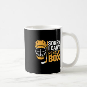 Caneca De Café Desculpe, não posso, estou na caixa de penalidade