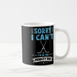 Caneca De Café Desculpe, não posso, estou na caixa de penalidade