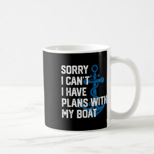 Caneca De Café Desculpe, não posso, tenho planos com meu capitão