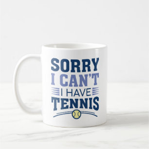 Caneca De Café Desculpe, não posso, tenho tênis