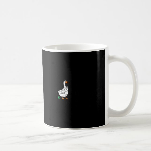 Caneca De Café Desculpe o Atraso Fun Goose Versículo Bíblico Cris (Direita)