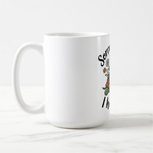 Caneca De Café Desculpe o atraso, tenho filhos