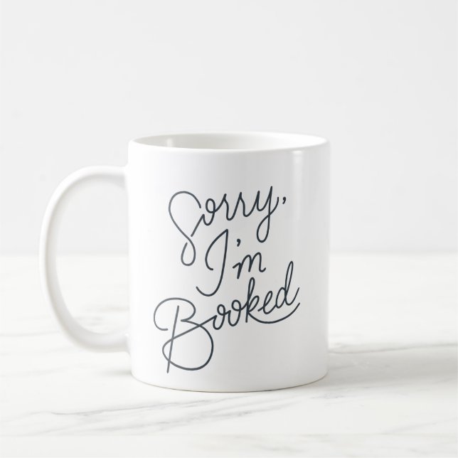 Caneca De Café Desculpe, sou o Booket Mug (Esquerda)