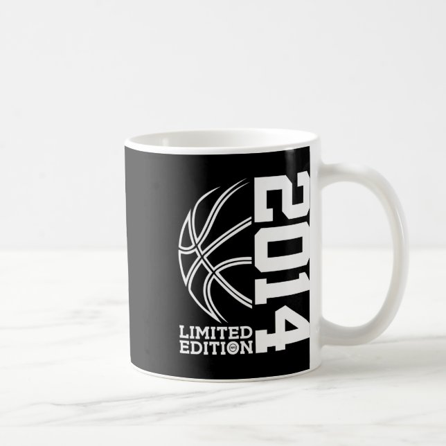 Caneca De Café Desde 2014, Birthday Bysketbyll Limited, Edição 20 (Direita)