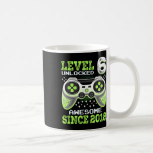 Caneca De Café Desde 2018 Vídeo Engraçado de Jogos 6º Aniversário