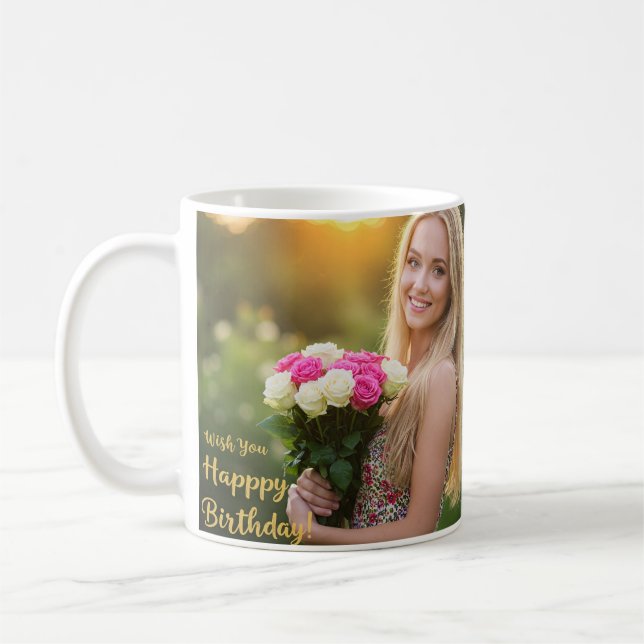 Caneca De Café desejo-lhe feliz aniversário (Esquerda)