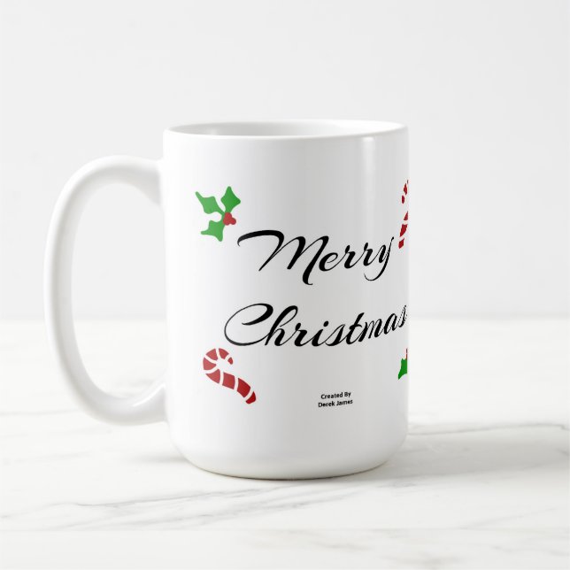 Caneca de Café Desejos de Natal (Esquerda)