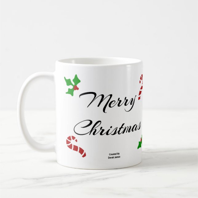 Caneca de Café Desejos de Natal (Esquerda)