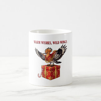 Caneca De Café Desejos Quentes Asas Selvagens Colarinho de Natal