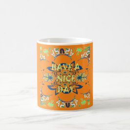Caneca De Café Desejos Vibrantes: Tenha um Impressão de Arte do D
