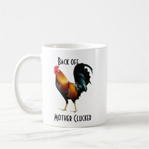 Caneca De Café Desembarace do galo de Clucker da mãe