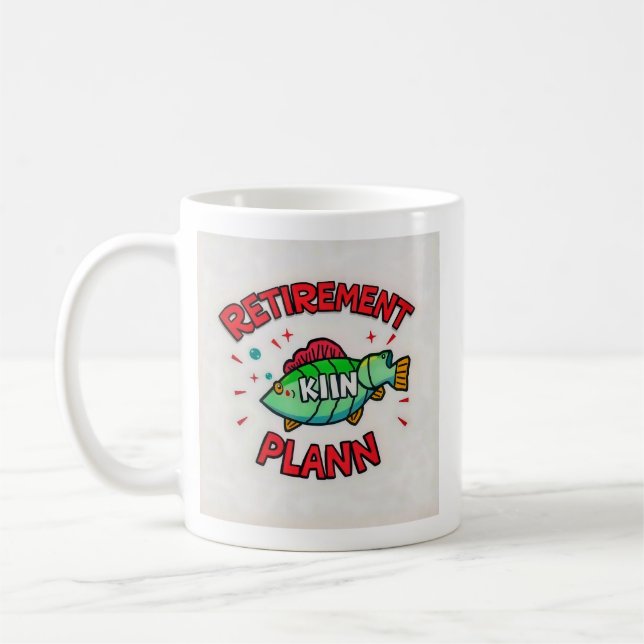 Caneca De Café Desembarcando na Aposentadoria!" (Esquerda)