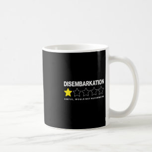 Caneca De Café Desembarque Terrível Não Recomendaria Cruzeiro