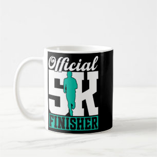 Caneca De Café Desempenho de corrida de 5k finalizador de corrida