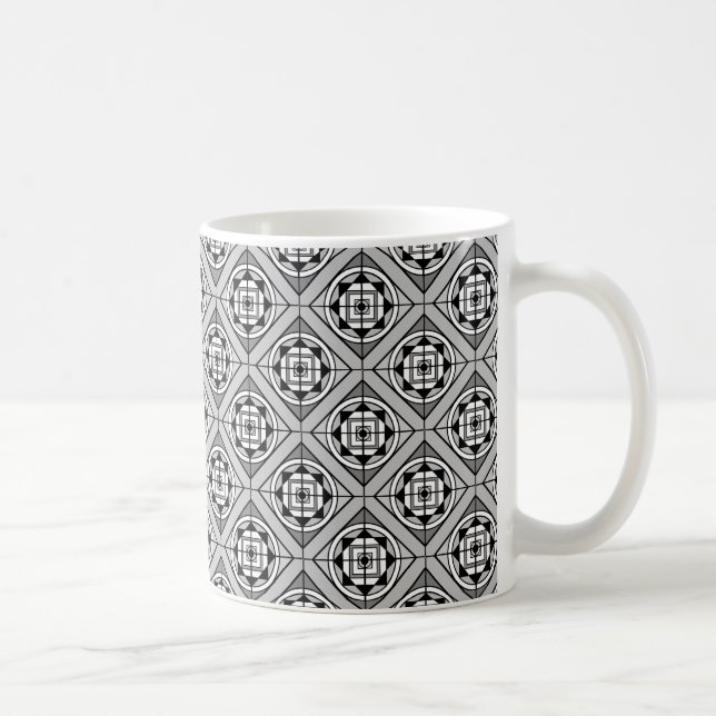 Caneca De Café Desenhador de café preto e branco Coffee Mug nº 2 (Direita)