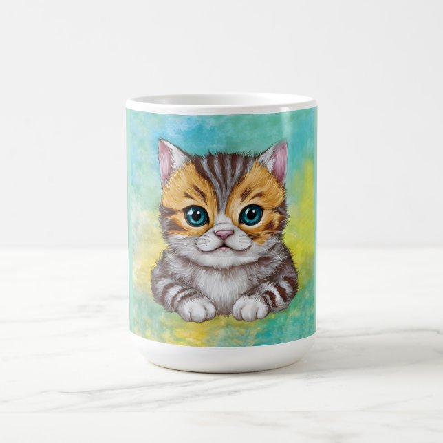 Caneca De Café Desenhando Gato (Centro)