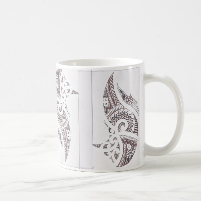 Caneca De Café desenhista luxuoso maori 2 (Direita)