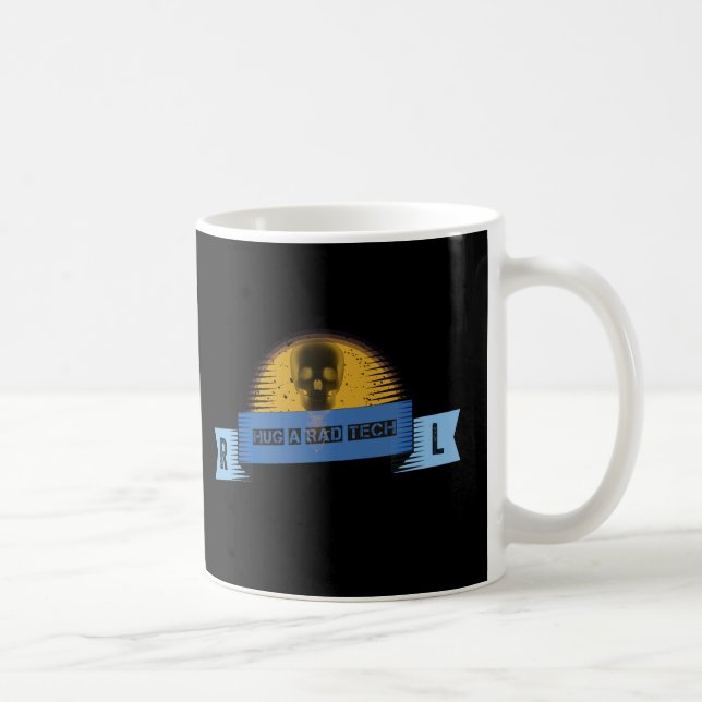 Caneca De Café desenho "Abra um Técnico de Rad" (Direita)