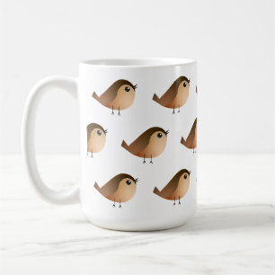 Caneca De Café Desenho animado de passarinho fofo