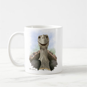 Caneca De Café Desenho Animado de Tartaruga Divertida