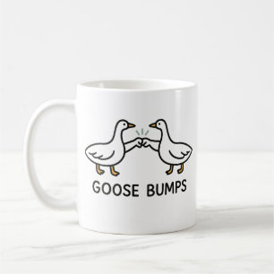 Caneca De Café Desenho Animado Engraçado de Ganso Punho Cerrado