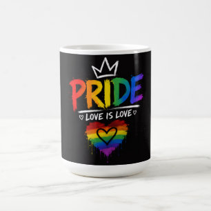 Caneca De Café Desenho Arco-íris Orgulho LGBT
