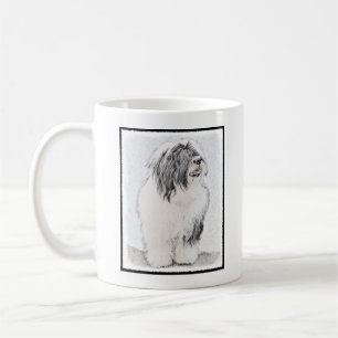 Caneca De Café Desenho Collie Com Carapaça - Arte Cachorra Origin