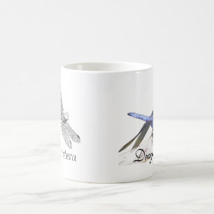 Caneca De Café Desenho da libélula de Anisoptera