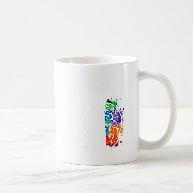 Caneca De Café Desenho de Aceitação da Neurodiversidade Adhd Auti (Direita)