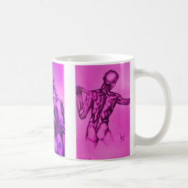 caneca de café desenho de arte