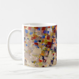 Caneca De Café Desenho de arte moderna. Papel de parede de textur