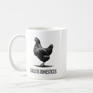 Caneca De Café Desenho de Aves de Galinha _3