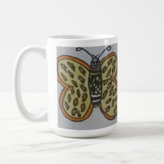 Caneca De Café desenho de borboleta