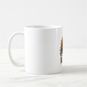 Caneca De Café Desenho de Bruxa de Carruagem de Abóbora de Hallow