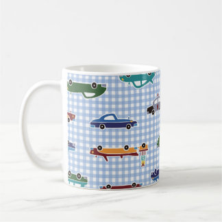 Caneca De Café Desenho De Carro Bonito: Simples E Sem Olhos
