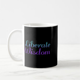 Caneca De Café Desenho de Conscientização de Prevenção de Sabedor