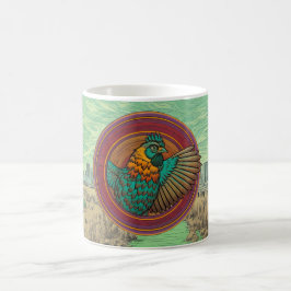 Caneca De Café desenho de emblema de frango