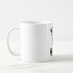 Caneca De Café Desenho de Filha de Herói Patriota