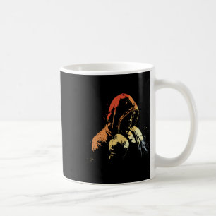 Caneca De Café Desenho de garoto de kickboxing artes marciais ret